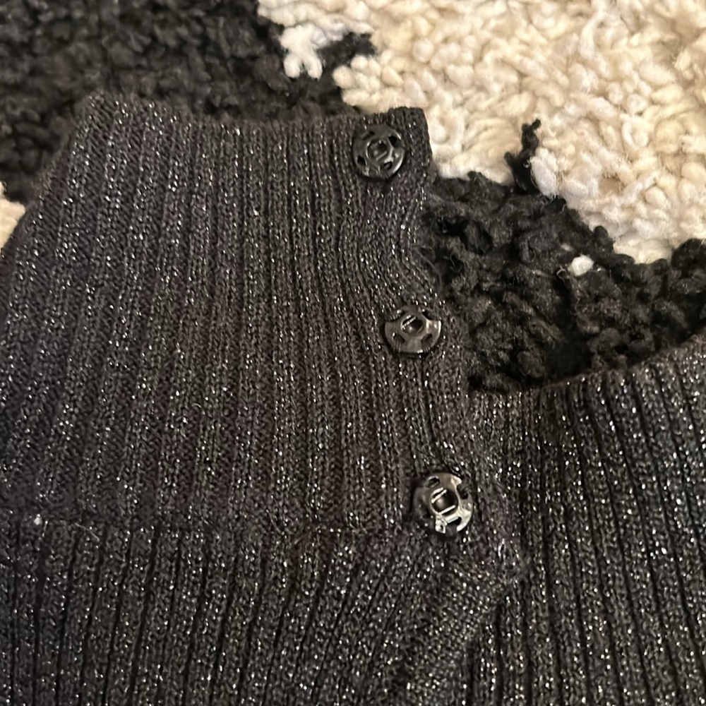 Cache Black Sleeveless Embellished Sequin Shimmer… - image 4